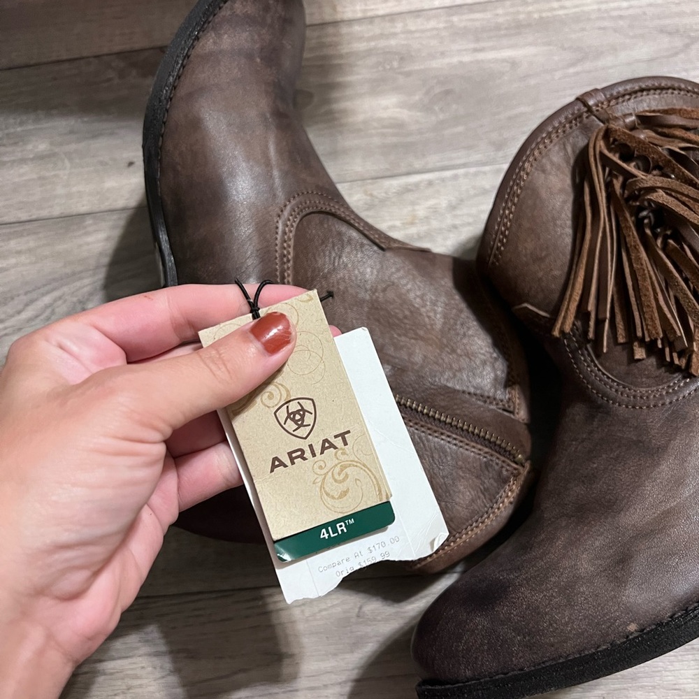 Ariat fringe boots NWT